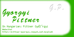 gyorgyi pittner business card